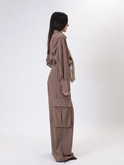 Pantalone tasconi biscotto