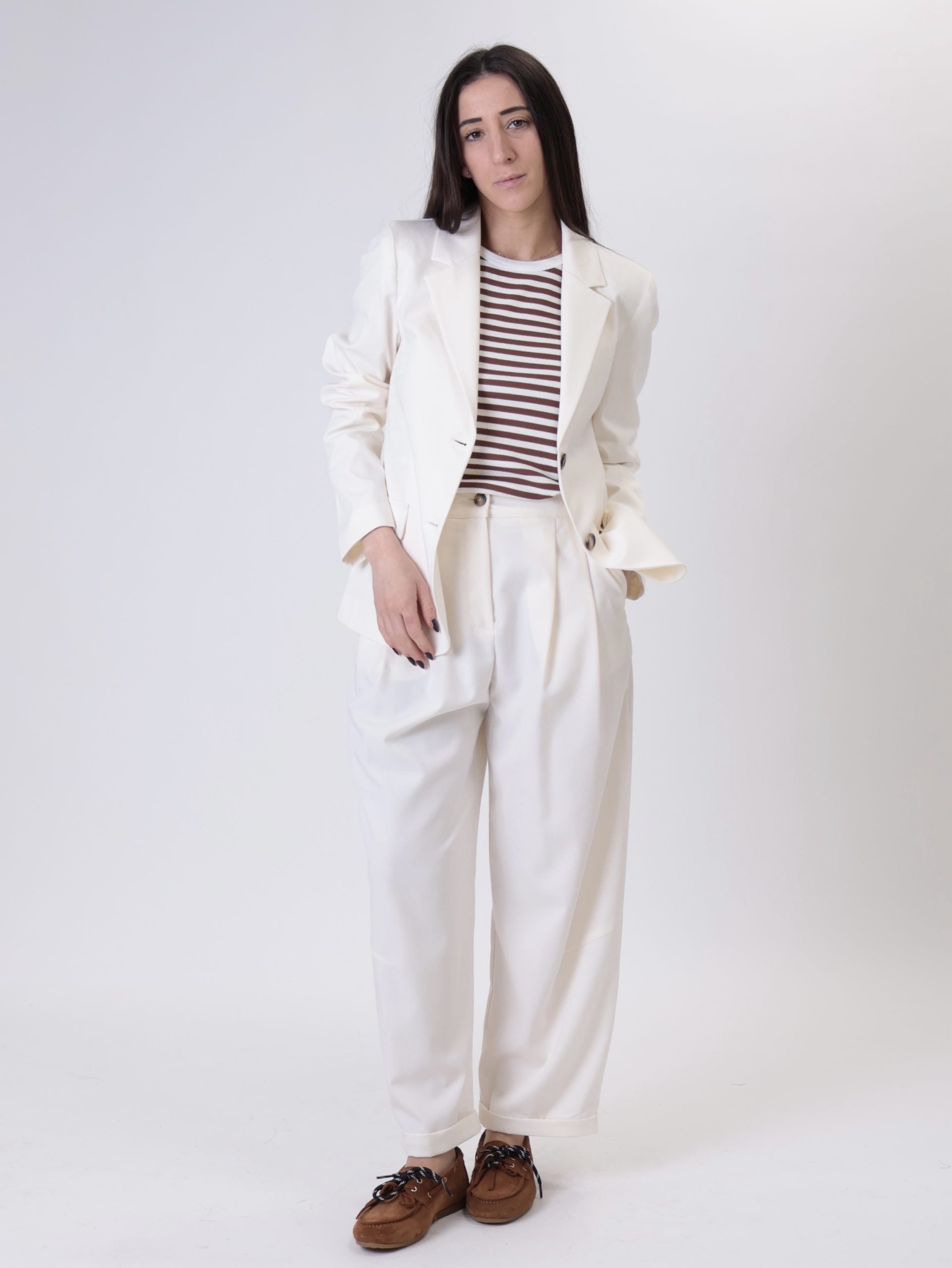 Basic "direct" natural jacket
