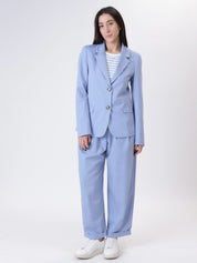 Basic "direct" light blue jacket