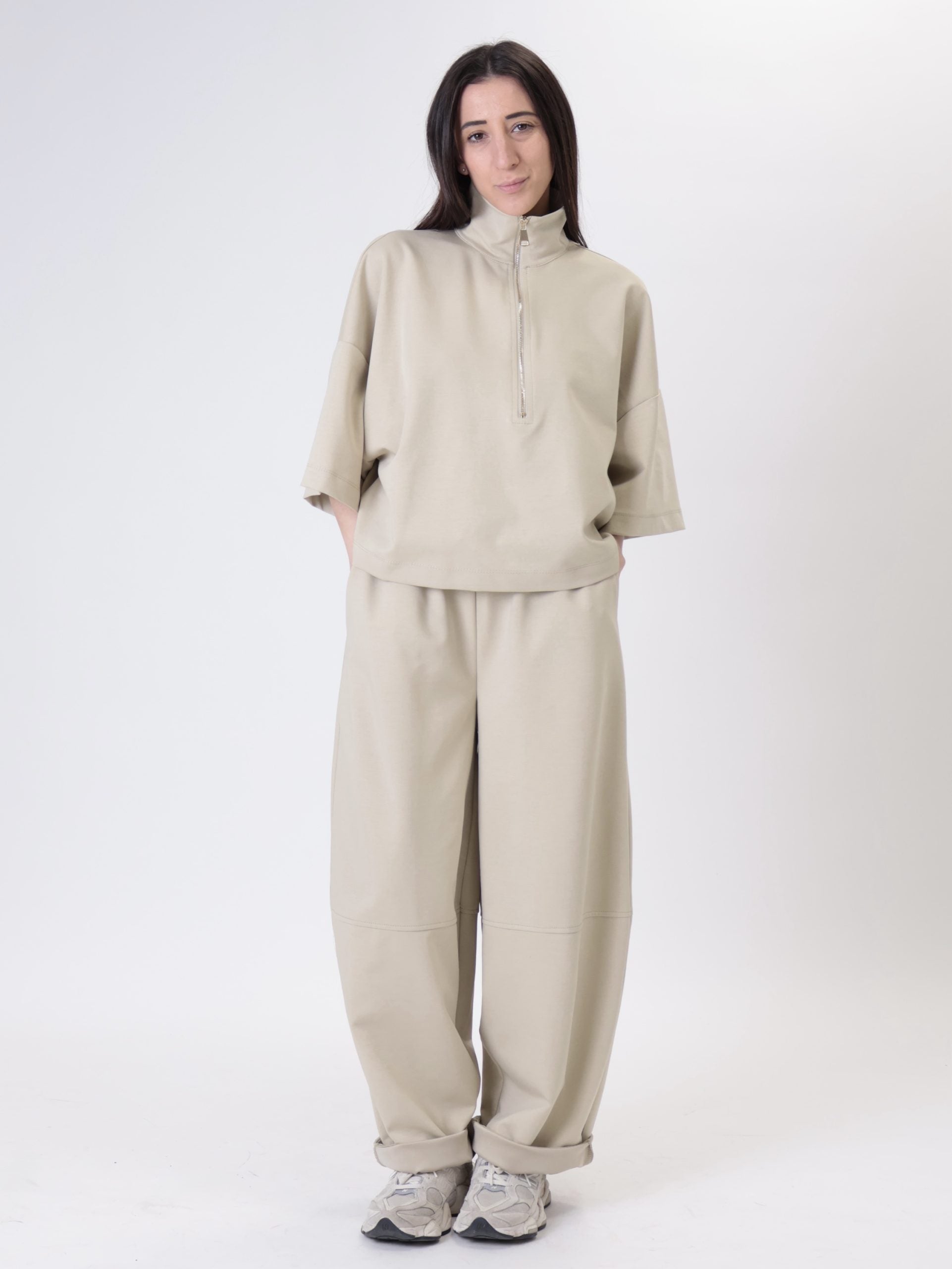 Felpa agata beige