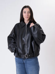Bomber ecopelle Tokyo nero