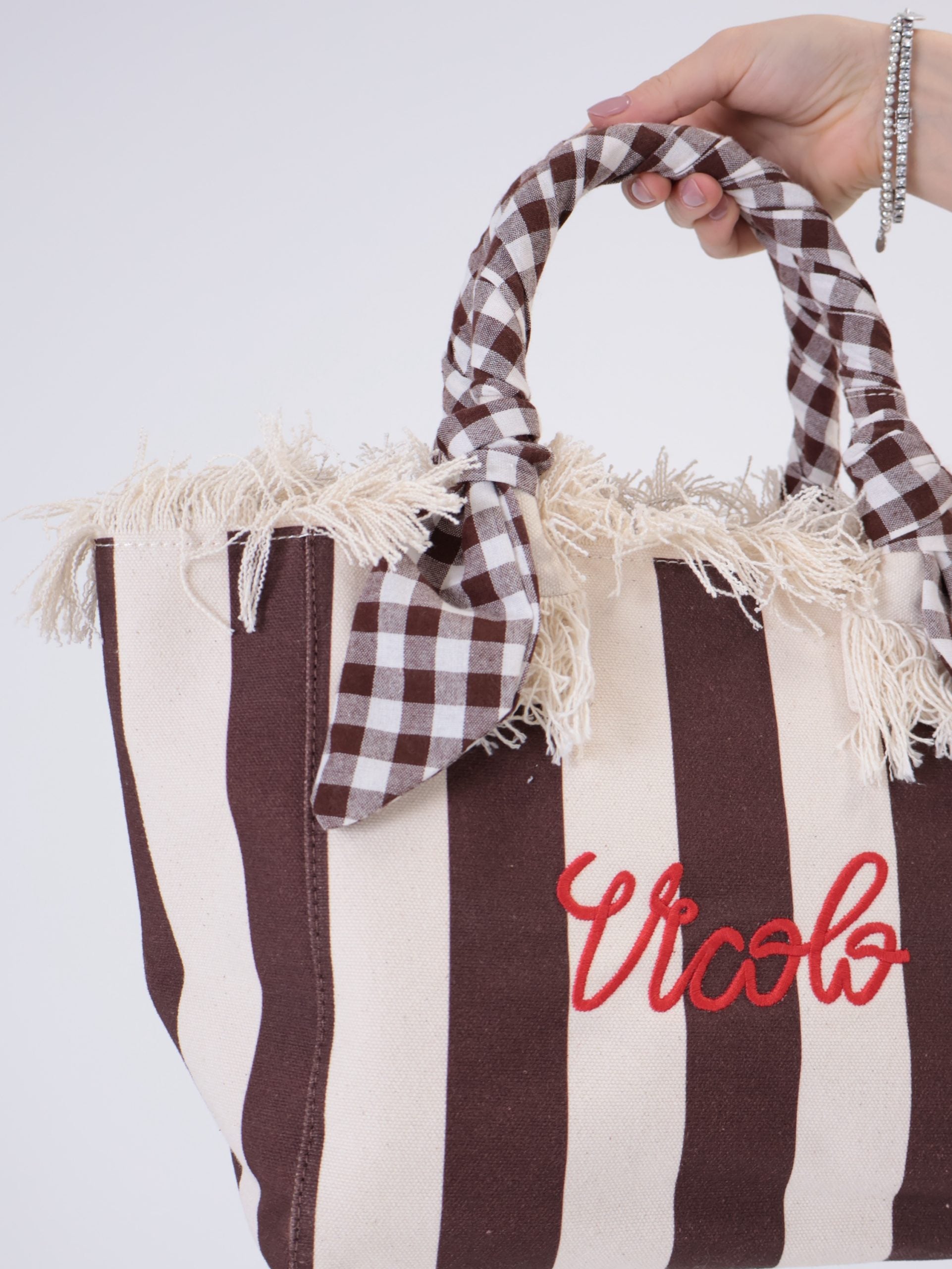 Borsa Ibiza Bag righe