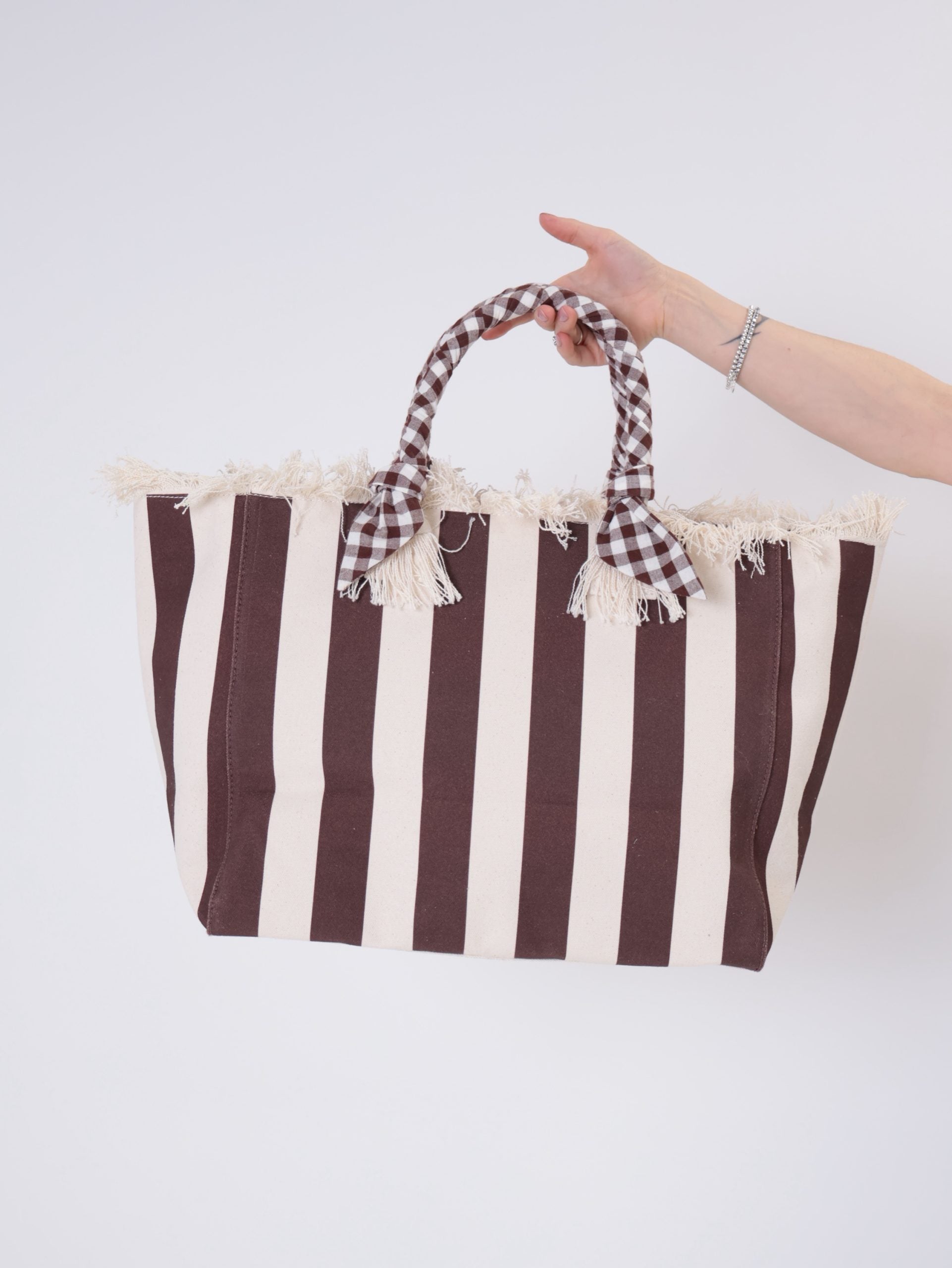Borsa Ibiza Maxi Bag righe