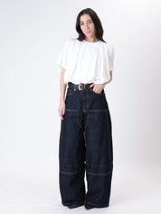 Jeans western denim blu