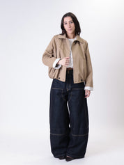Bomber cotone nizza beige