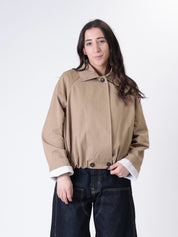 Bomber cotone nizza beige