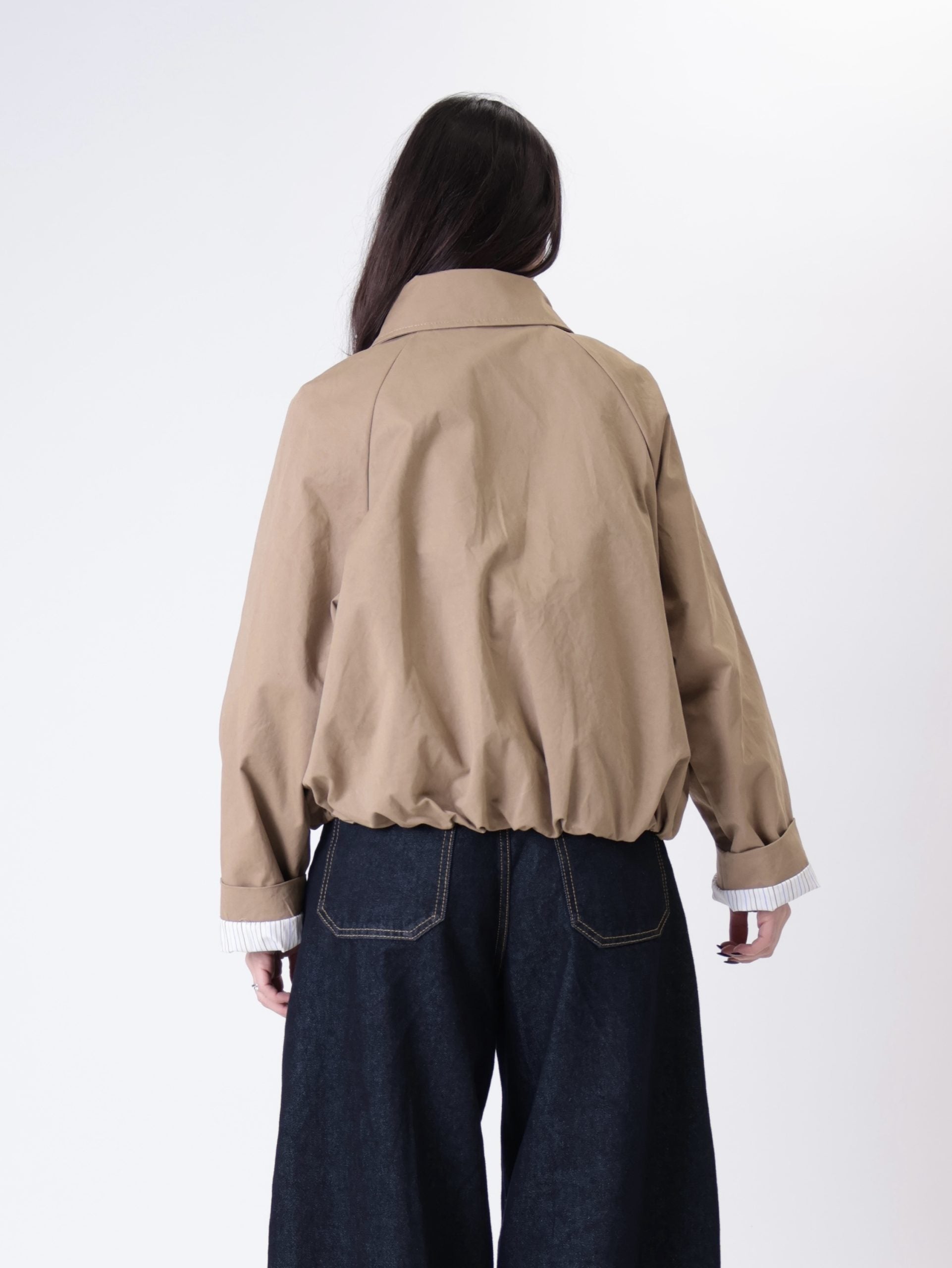 Bomber cotone nizza beige