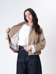 Bomber cotone nizza beige