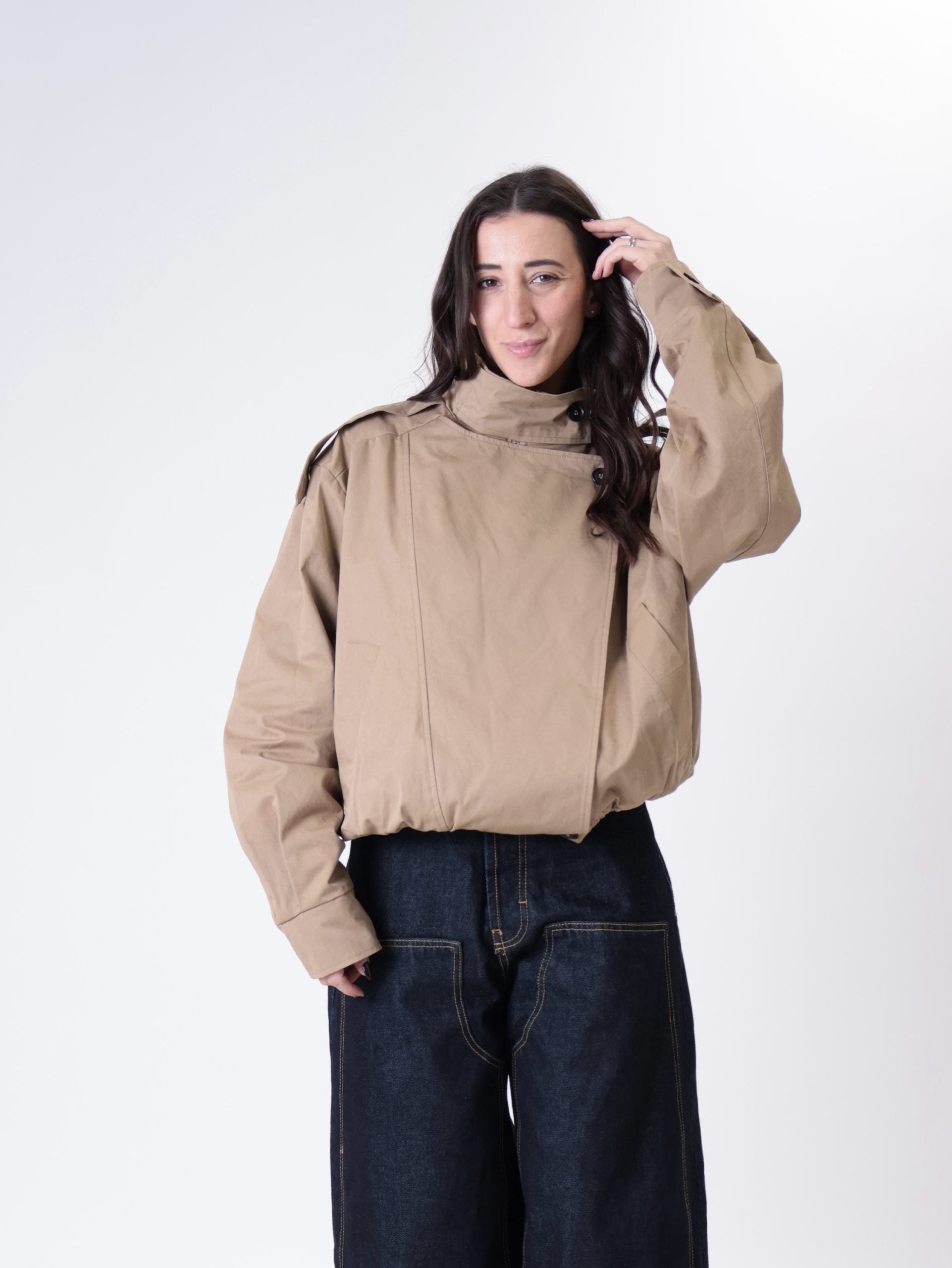 Bomber cotone Marsiglia beige