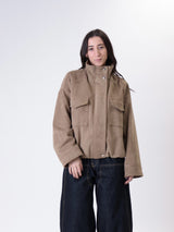 Bomber suede Emily fango