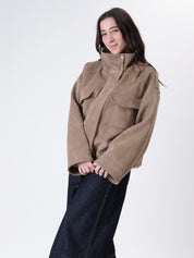 Bomber suede Emily fango