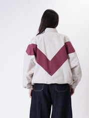 Bomber Florida sabbia/bordeaux