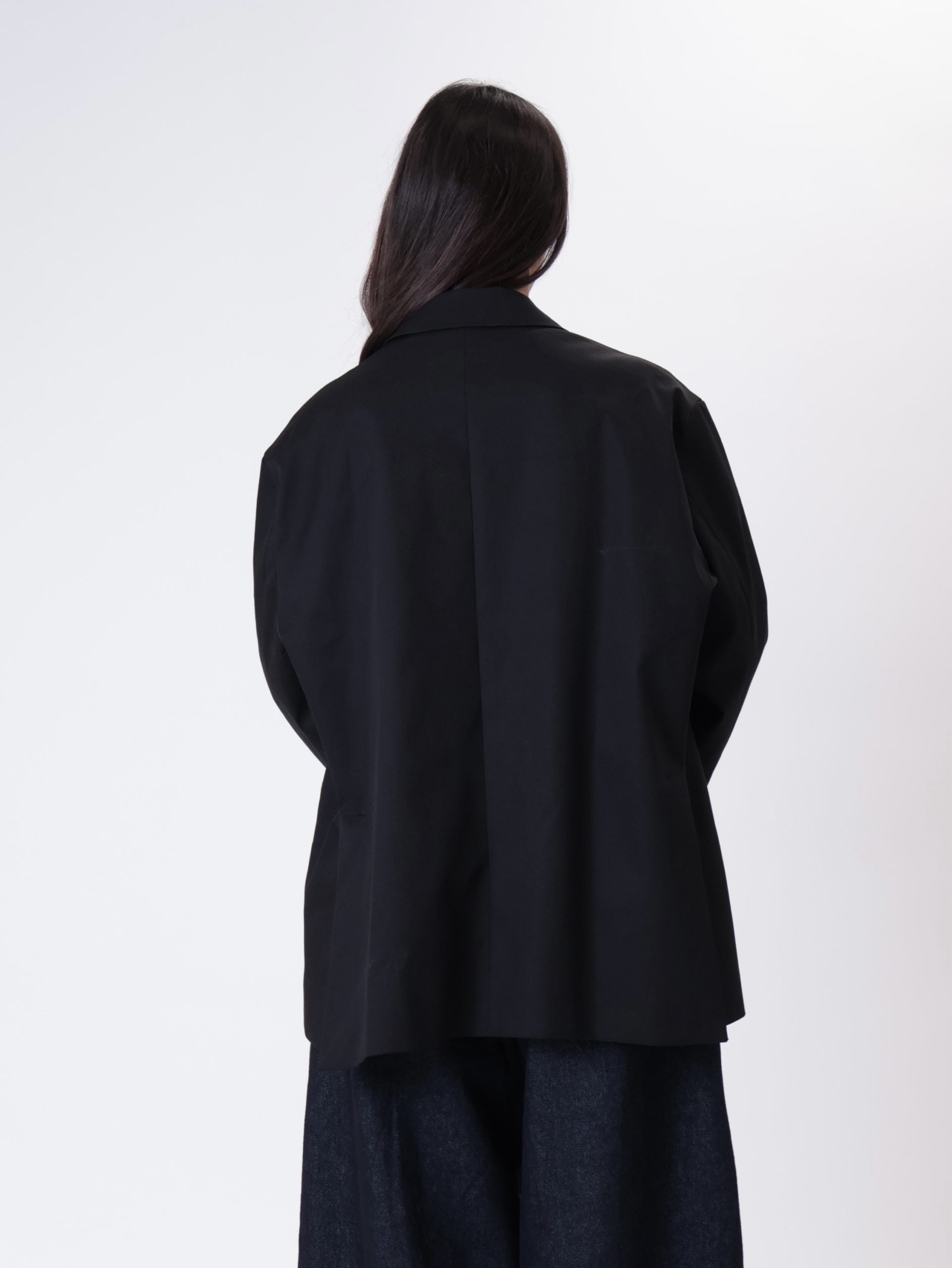 Blazer over cotone nero