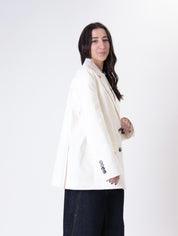 Blazer over cotone burro