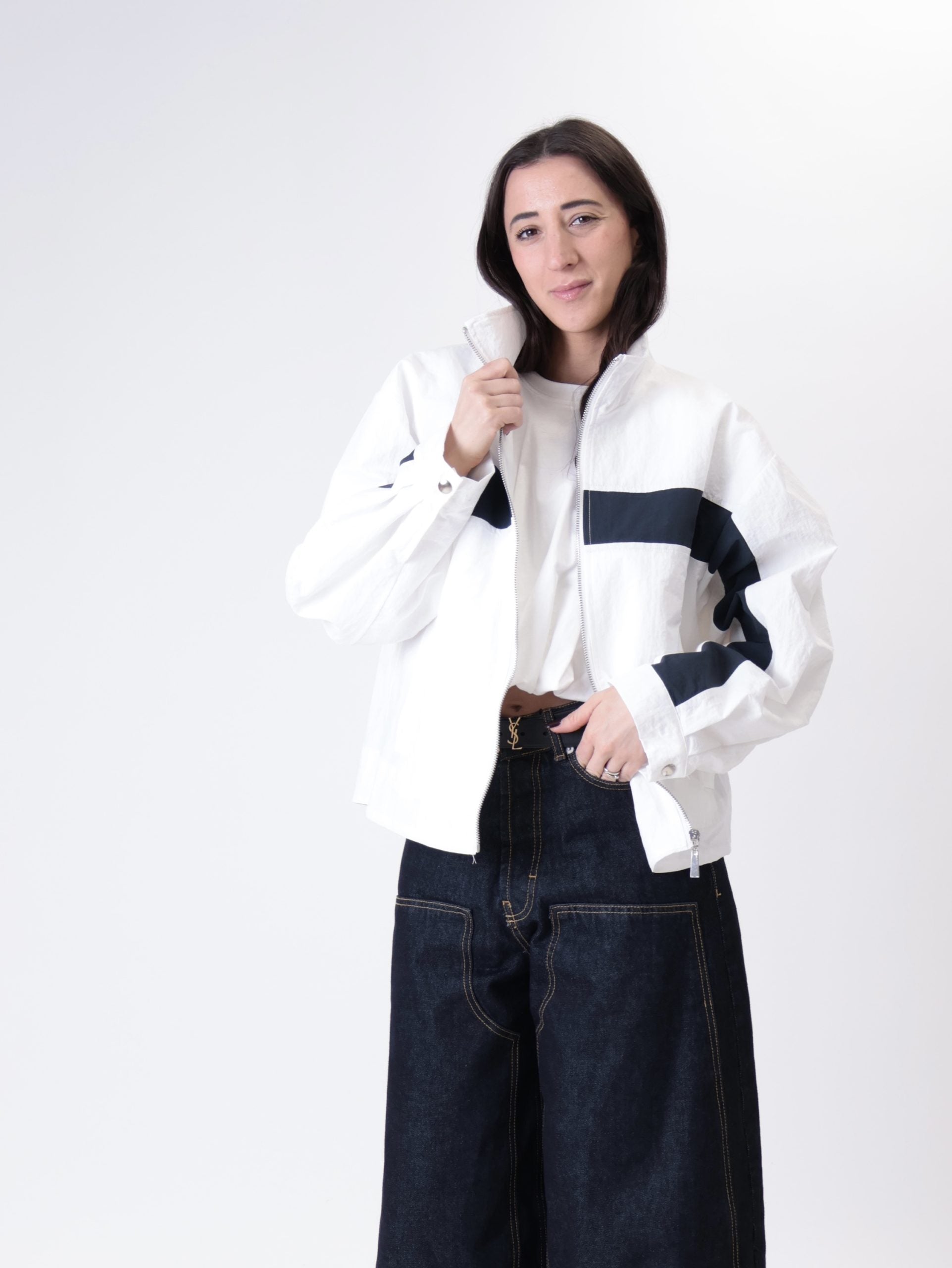 Giacca Lore bianco/blu
