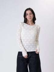 Butter lace shirt