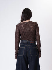 Maglia pizzo moro