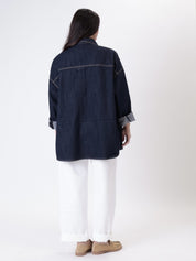 Camicia denim scuro