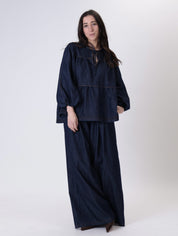 Pantalone Marghe pinces denim