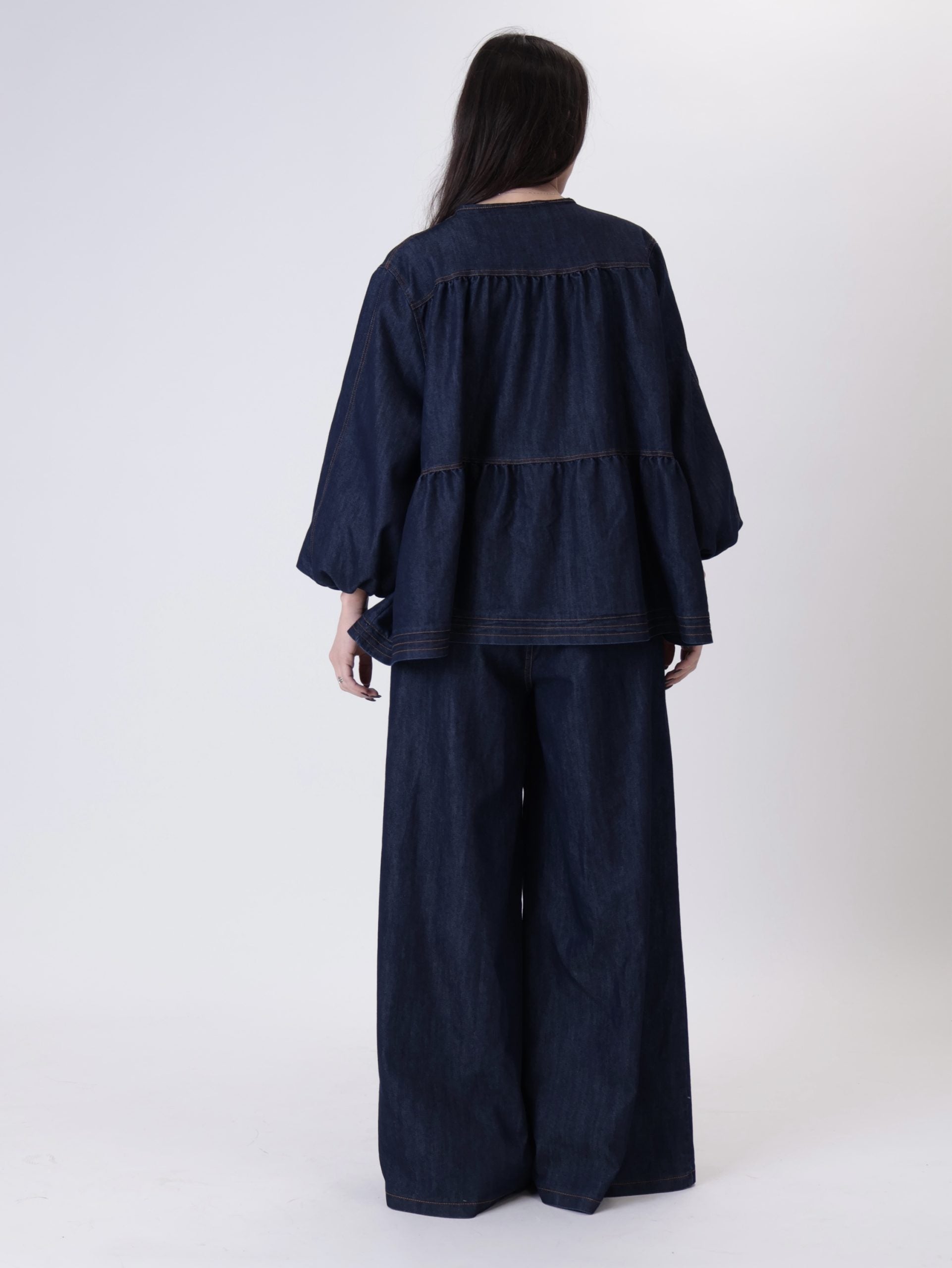 Pantalone Marghe pinces denim