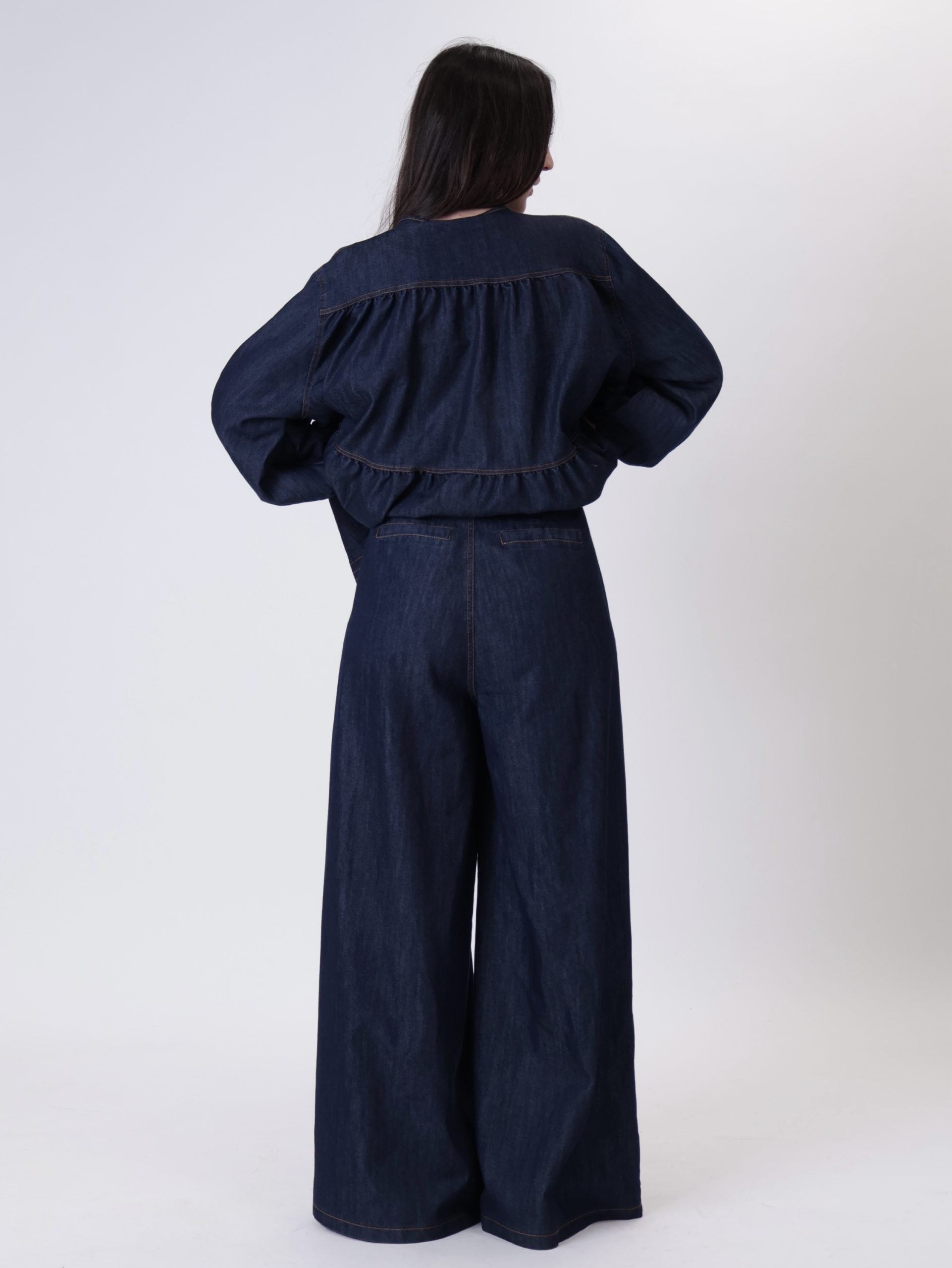 Pantalone Marghe pinces denim