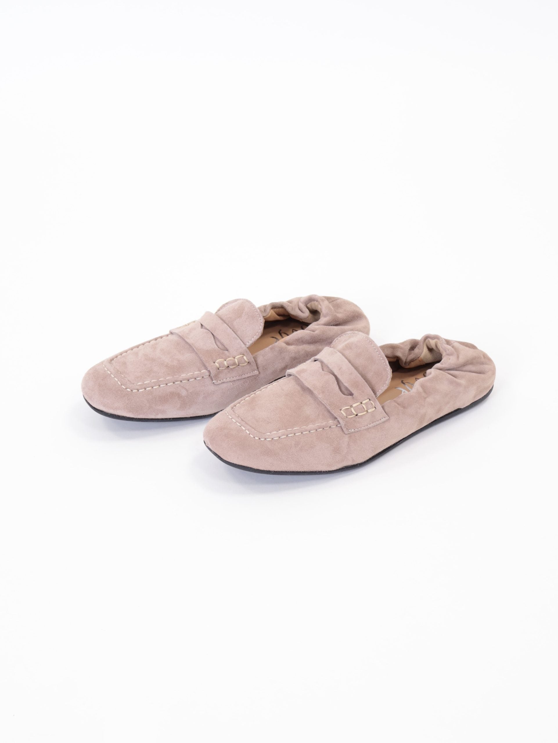 Mocassino miuccia rosa antico