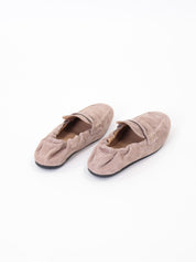 Mocassino miuccia rosa antico