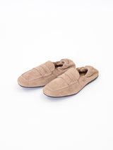Mocassino miuccia cammello