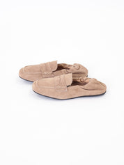 Mocassino miuccia cammello