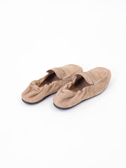 Mocassino miuccia cammello
