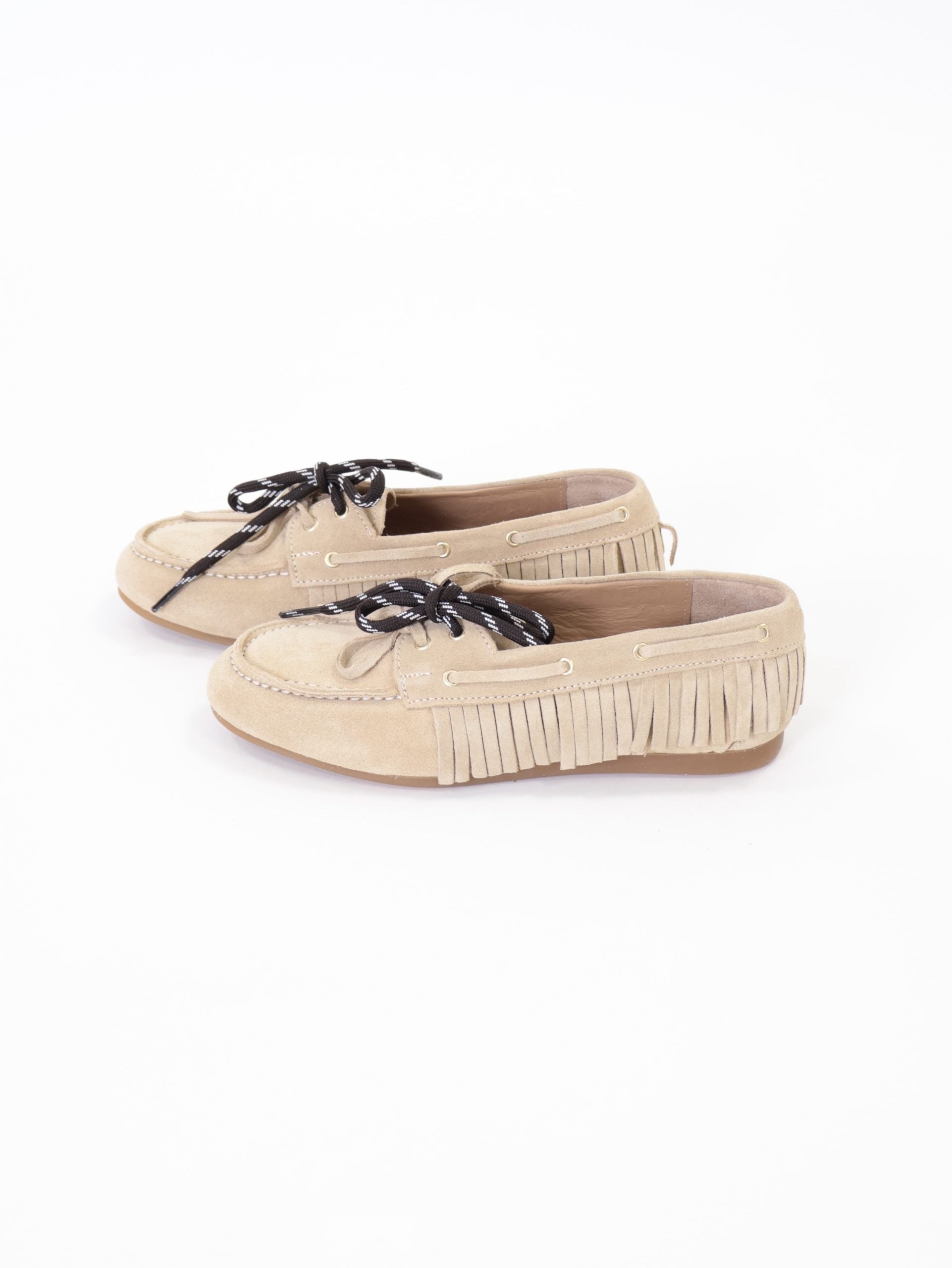 Mocassino barca frange corda