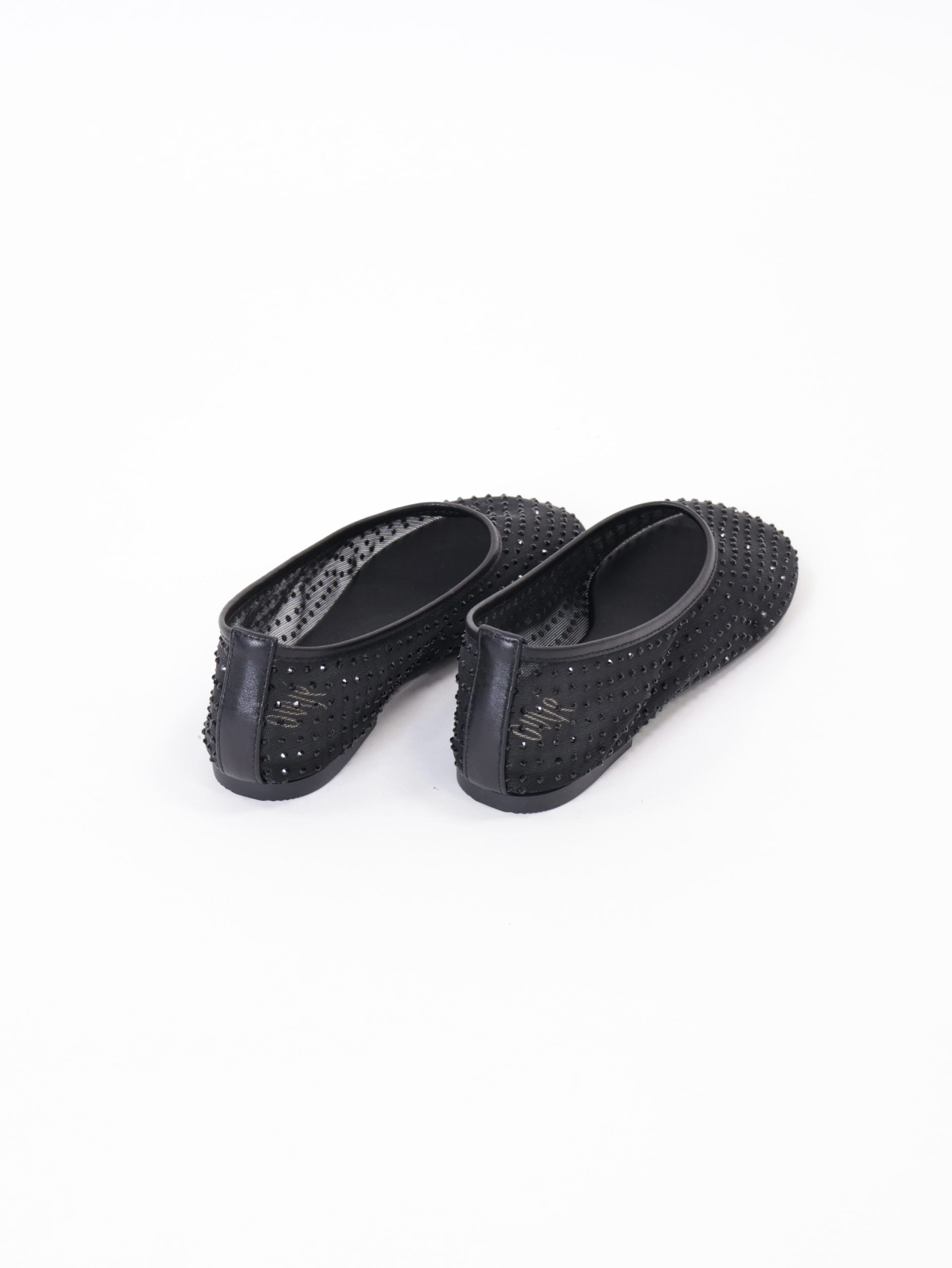 Black rhinestone ballerina