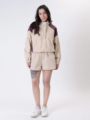 Jacket Miami beige/burgundy