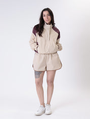 Shorts Miami beige/burgundy