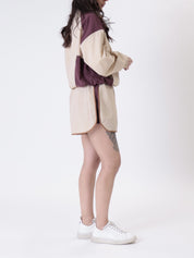 Jacket Miami beige/burgundy