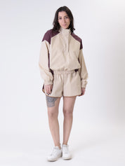 Jacket Miami beige/burgundy