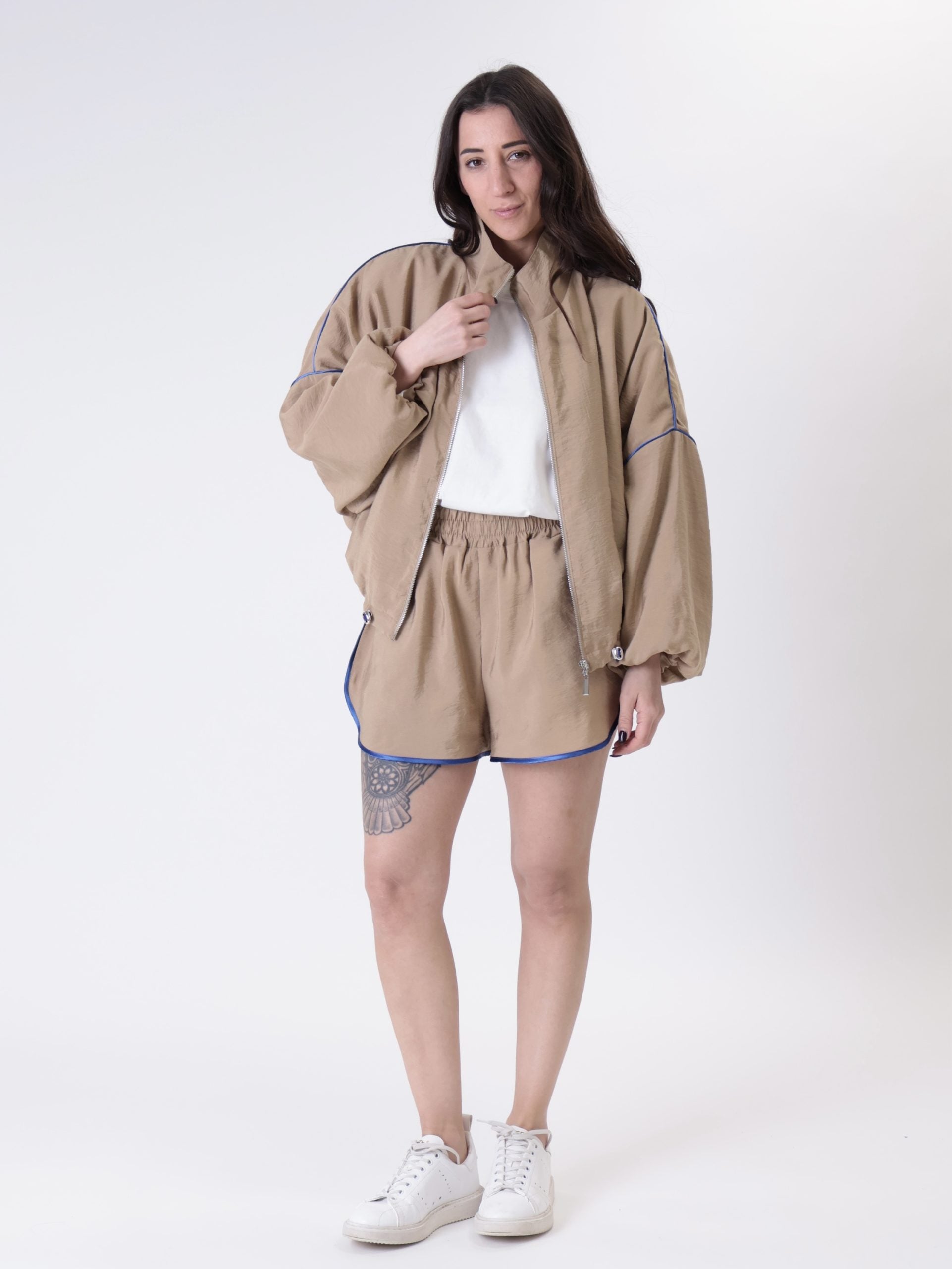 Madda safari/bluette shorts
