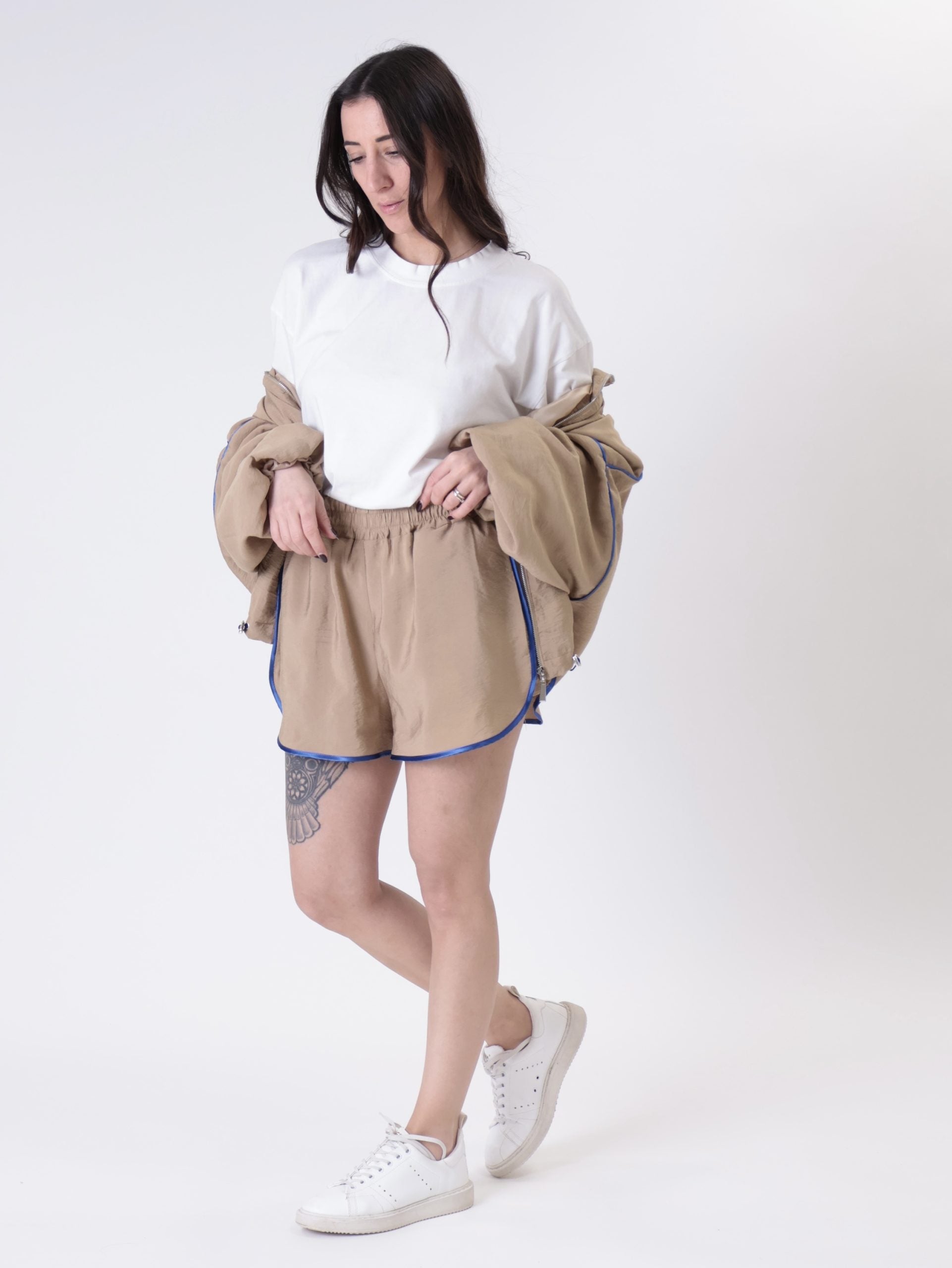 Madda safari/bluette shorts