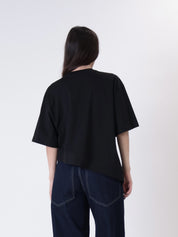 T-shirt svasata nera