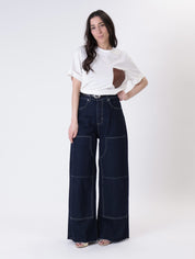 Giusy Western Blue Denim Jeans