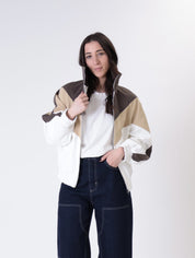 Bomber Vero moro/beige/panna
