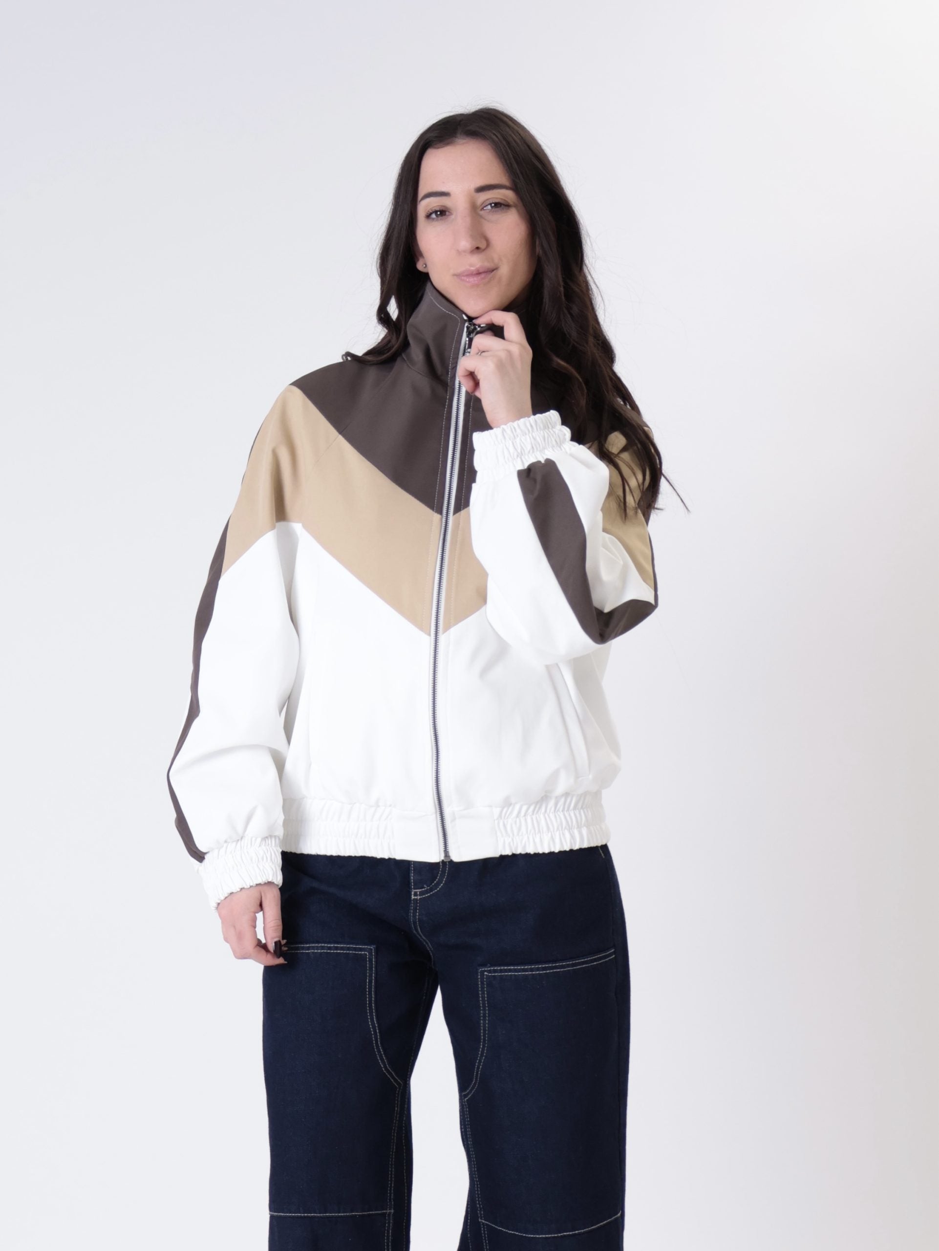 Bomber Vero moro/beige/panna