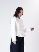 Giacca Lady tweed panna