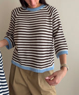 Maglia colletto righe (colori all'interno)