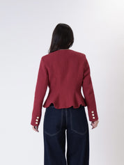 Giacca Lady tweed rosso