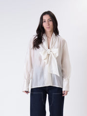 Blusa fiocco burro