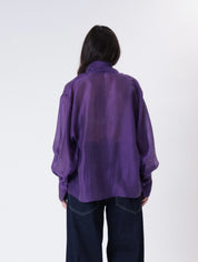 Blusa fiocco viola