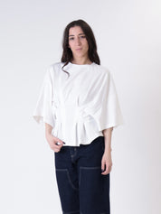 T-shirt avvitata bianca