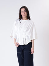 T-shirt avvitata bianca