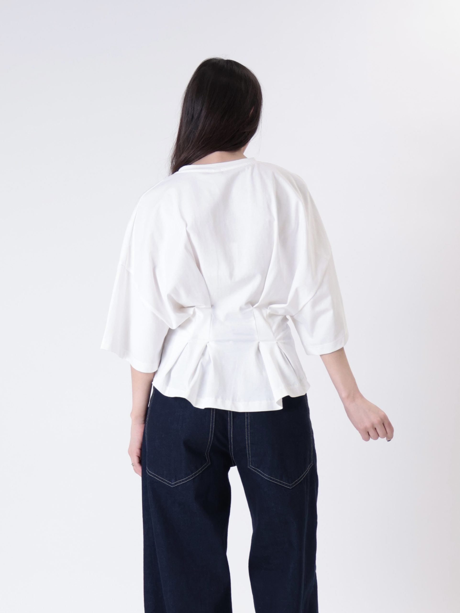 T-shirt avvitata bianca